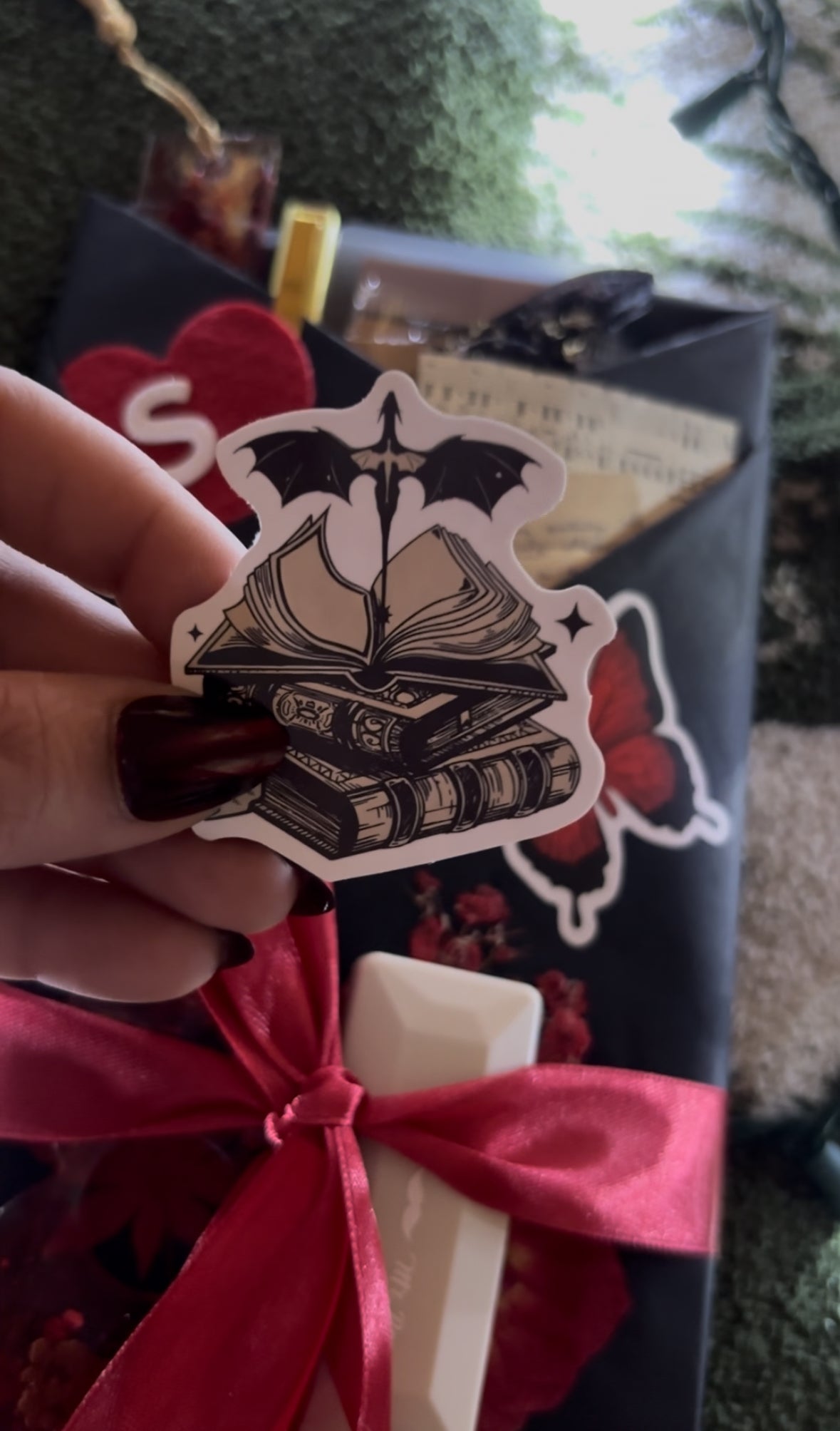 Themed Blind Date With A Book Off my Shelf box - I check to make sure you never read it 💕