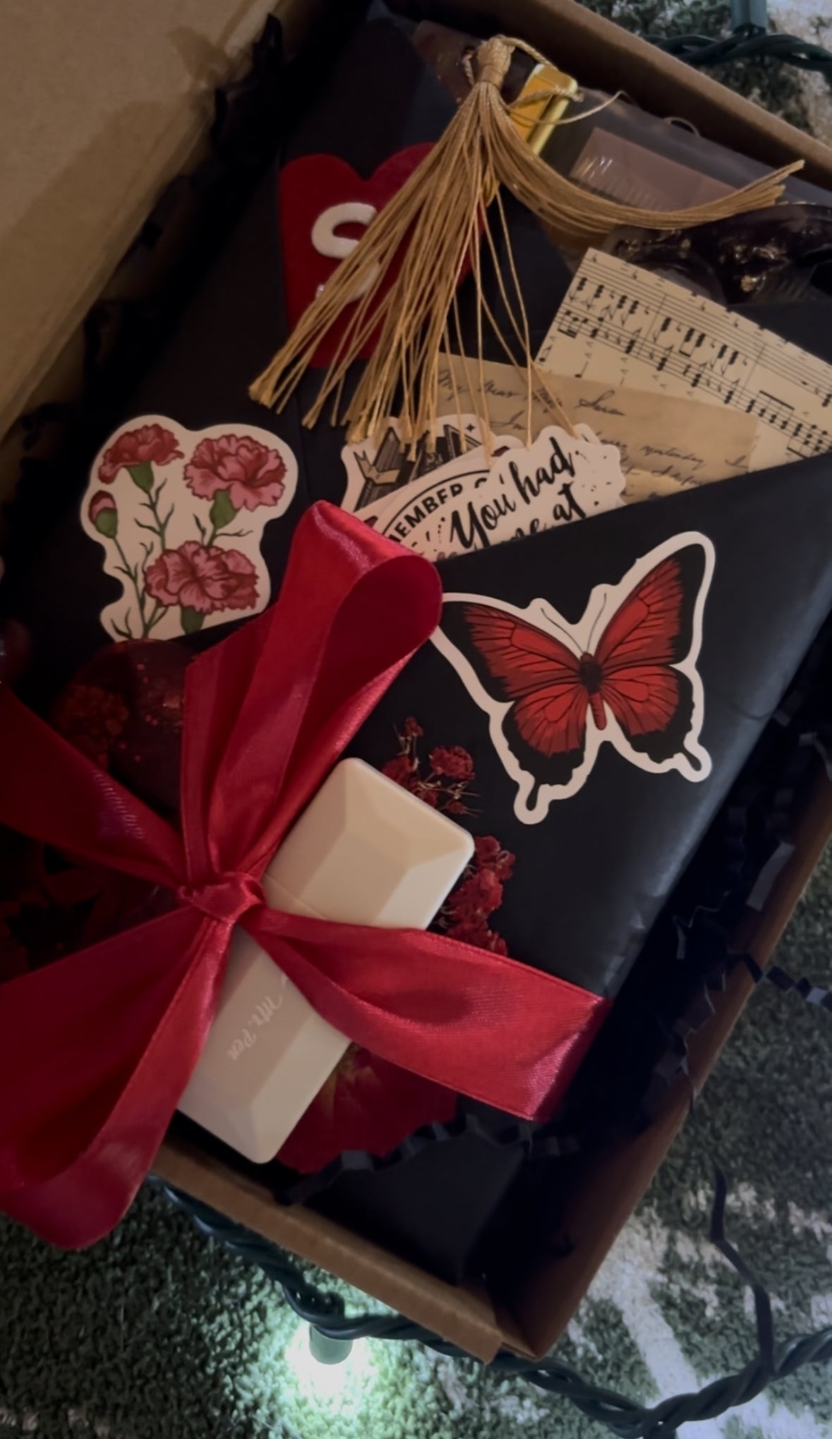 Themed Blind Date With A Book Off my Shelf box - I check to make sure you never read it 💕